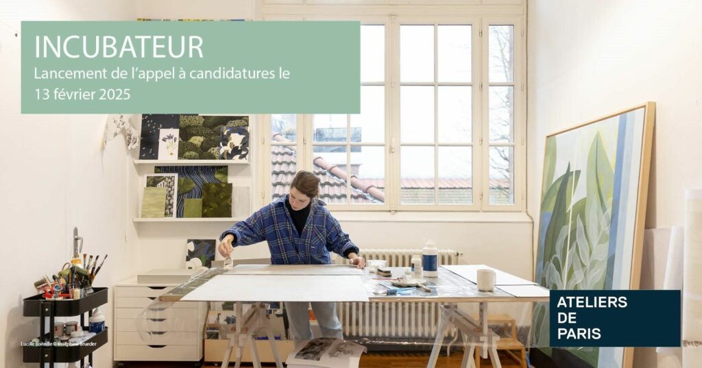 Appel à candidatures : L'incubateur des Ateliers de Paris