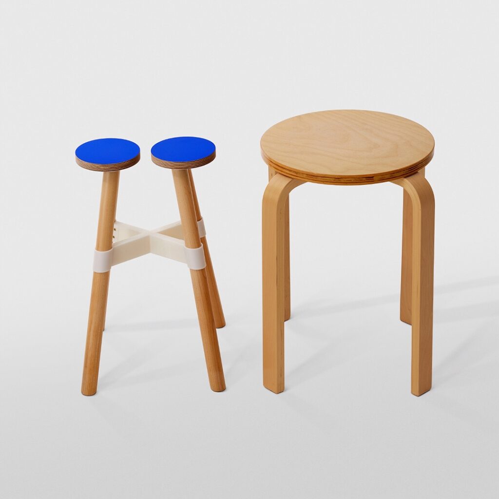 Dots Stool où le concept du Less is more poussé paroxysme !