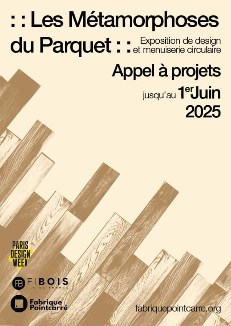Les métamorphoses du parquet : un appel à projets engagé pour la Paris Design Week 2025