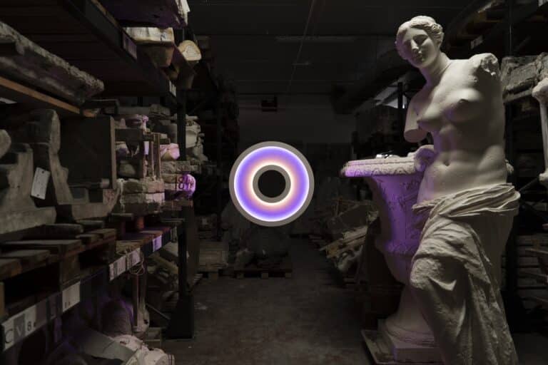 Oculus Mirabilis II : sculpture lumineuse par Philippe Cramer