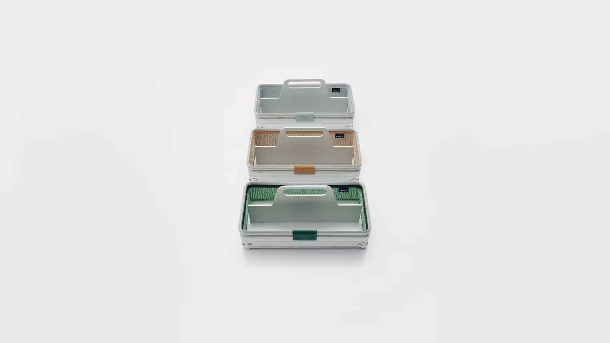 RIMOWA x Vitra : alliance parfaite de savoir-faire pour un Toolbox and Stool