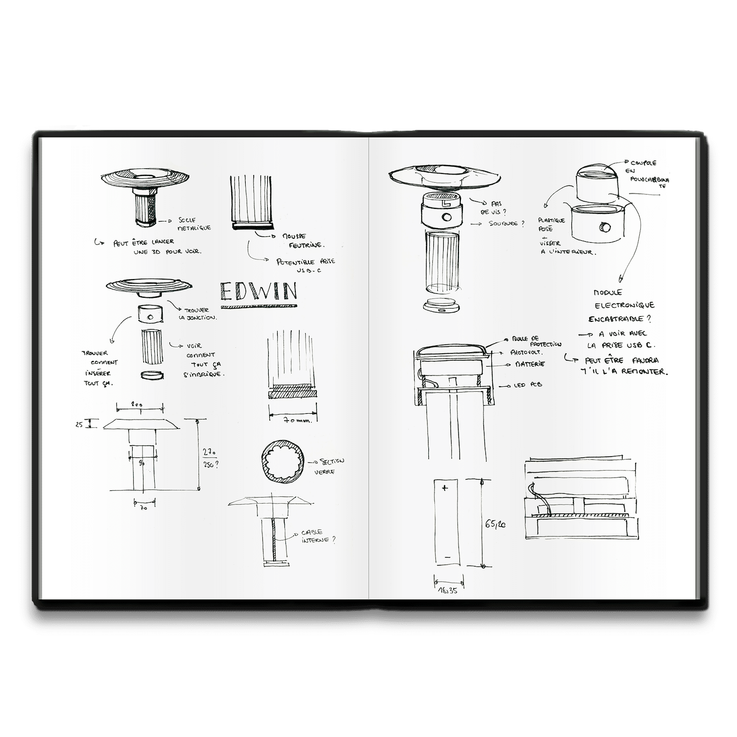 Edwin par Alix Videlier : quand l'astronomie inspire le design luminaire