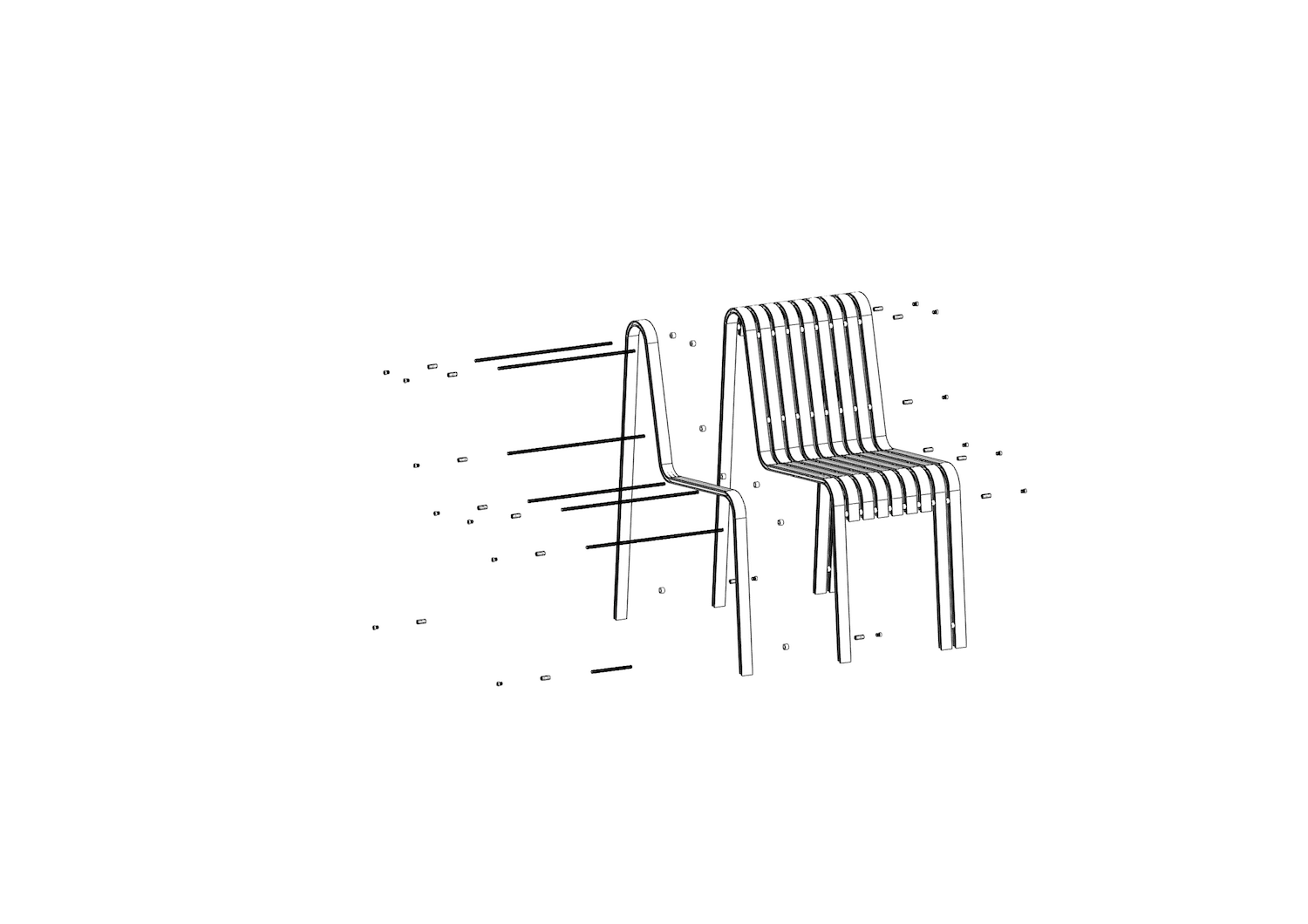 Slide Chair : donner une seconde vie aux rails de rideaux