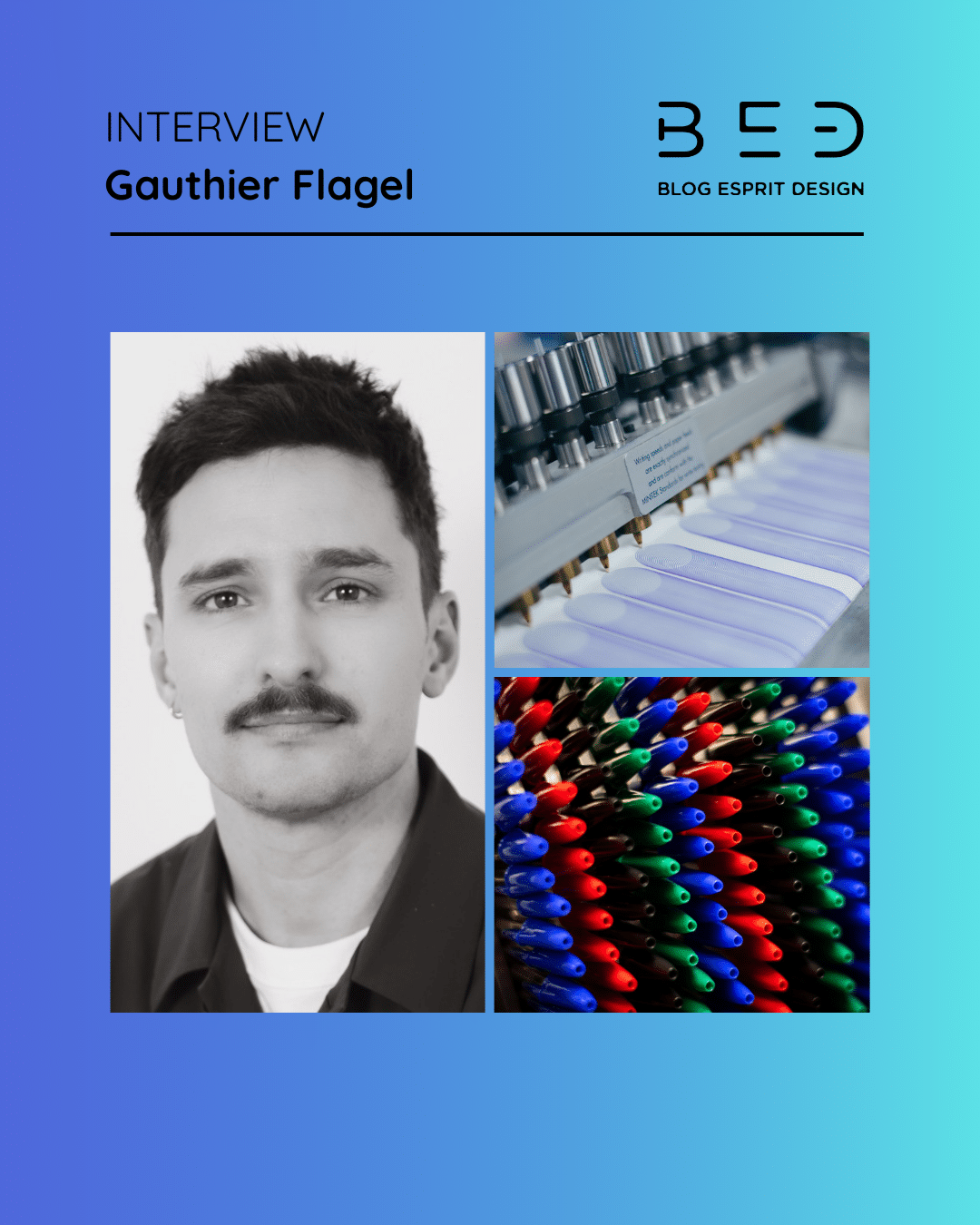 Rencontre : Gauthier Flagel (BIC), "Que fait un designer dans une entreprise qui fabrique le même produit depuis 70 ans ?"