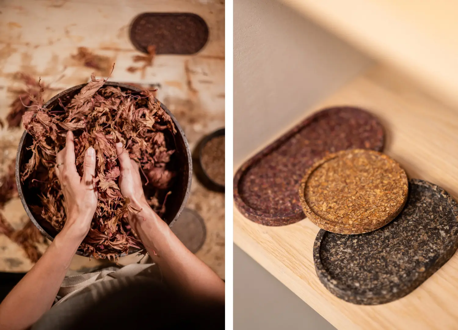 MIYUCA : quand les feuilles d’automne deviennent matériau de conception MIYUCA : quand les feuilles d’automne deviennent matériau de conception