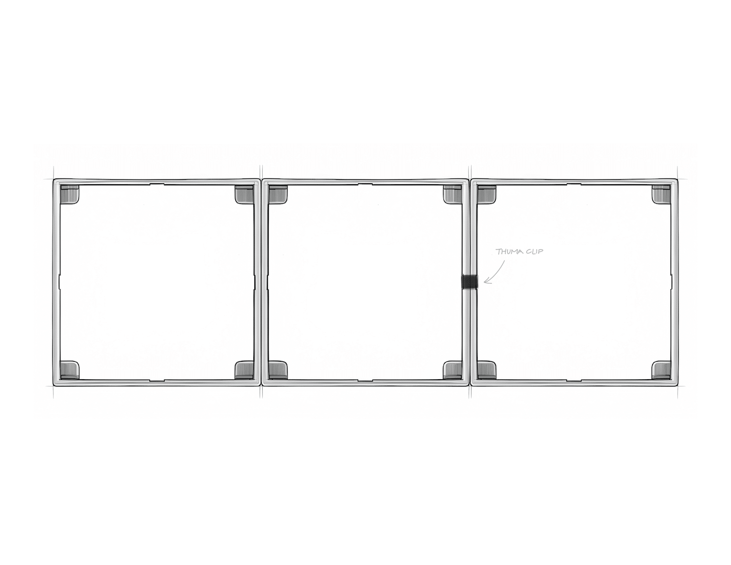Essential pour Thuma : un canapé modulable par Quentin de Coster 