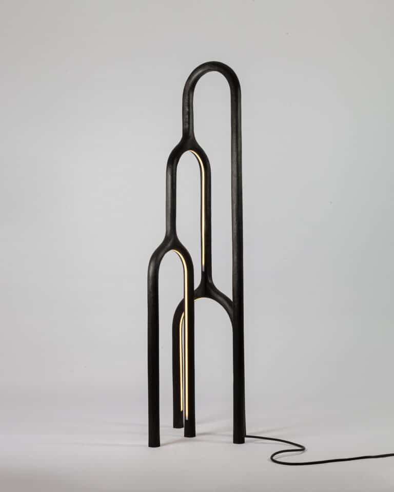 ARC n°1 : la lampe-bronze lumière d'auteur de Pierre Lapeyronnie