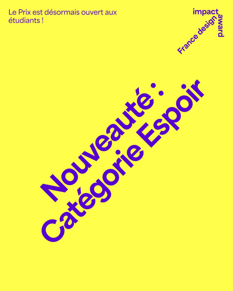 Design, impact et intelligence : l’appel à projets 2026 du France Design Impact Award est lancé