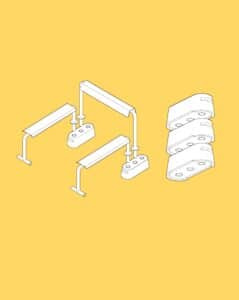 NODE transforme les codes des barrières de ville en mobilier urbains par Xinyi Liu