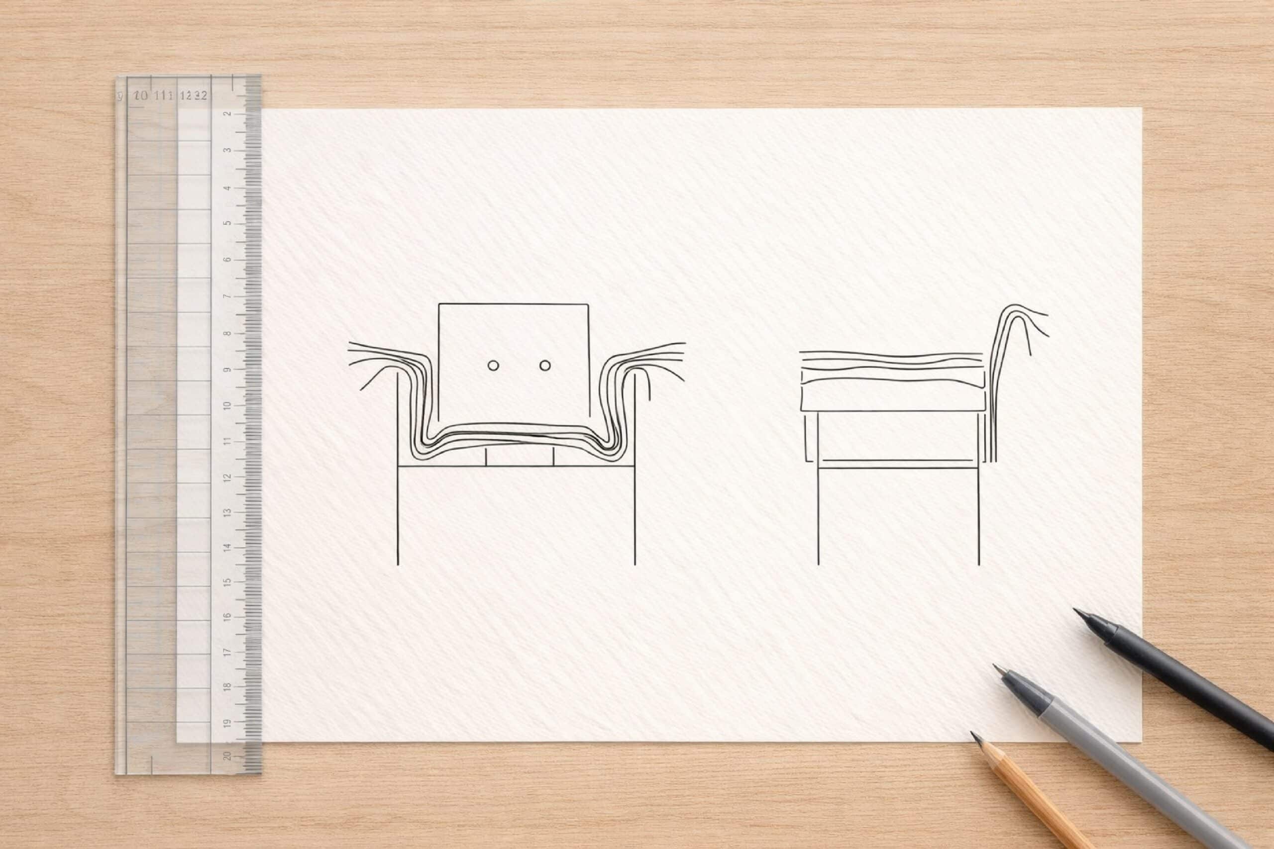 Quand le nuancier devient chaise : Kartela célèbre la superposition textile Quand le nuancier devient chaise : Kartela célèbre la superposition textile