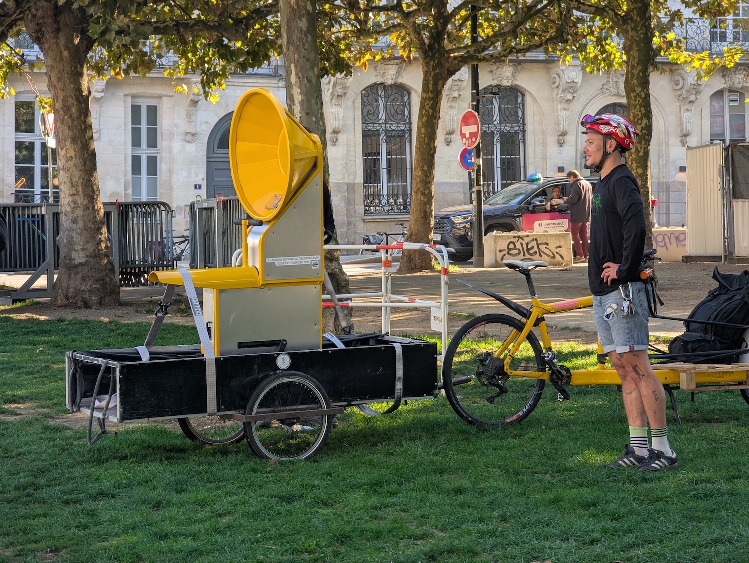 Véloparleur : l'enceinte à propulsion humaine qui transforme le coup de pédale en récit